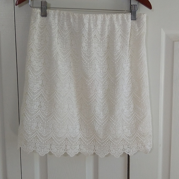 J Crew mini skirt Ivory size 2 - Picture 4 of 6